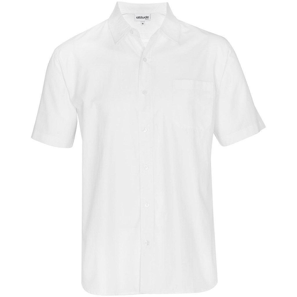 Mens Short Sleeve Catalyst Shirt  - White- White