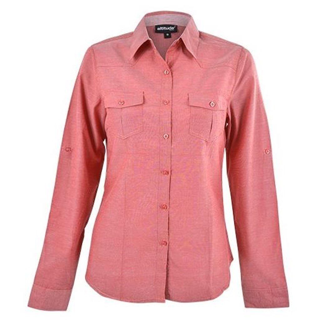 Ladies Ruby Blouse - Red- Red
