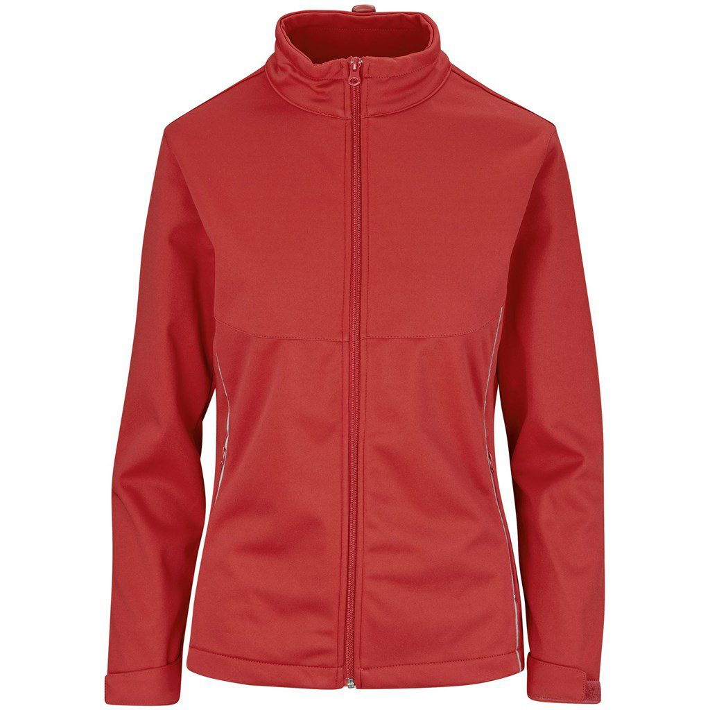 Red Ladies Cromwell Softshell Jacket - Red