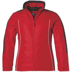 Ladies Calibri Winter Jacket  - Red- Red