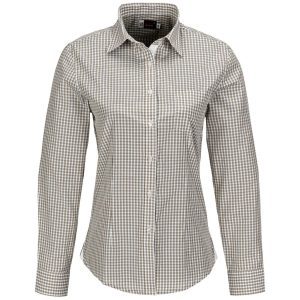 Ladies Long Sleeve Kenton Shirt  - Khaki- Khaki