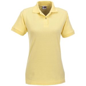 Ladies Boston Golf Shirt  - Yellow- Yellow