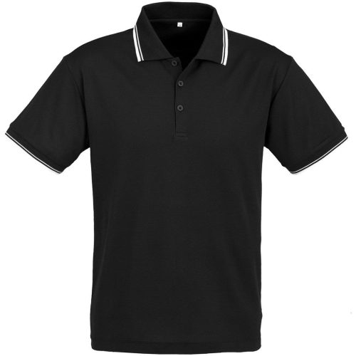 Mens Cambridge Golf Shirt - Black- Black