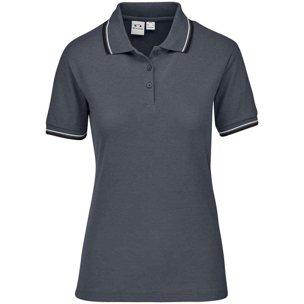 Ladies Cambridge Golf Shirt - Grey- Grey