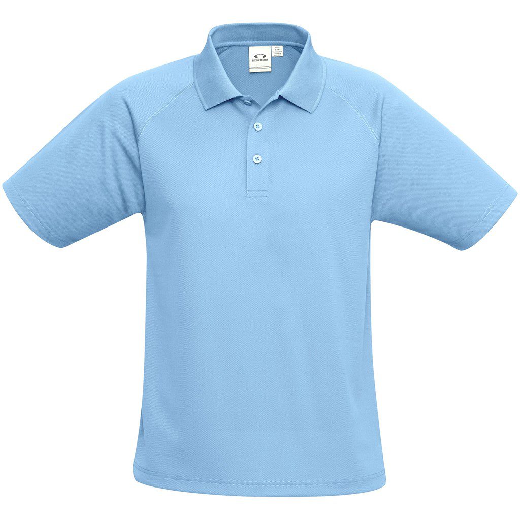 Light Blue Mens Sprint Golf Shirt - Light Blue
