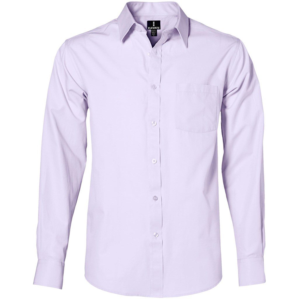 Mens Long Sleeve Sycamore Shirt - Purple- Purple
