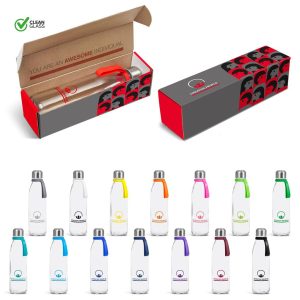 Loopy Bottle in Megan Custom Gift Box - Corporate Gifts & Clothing