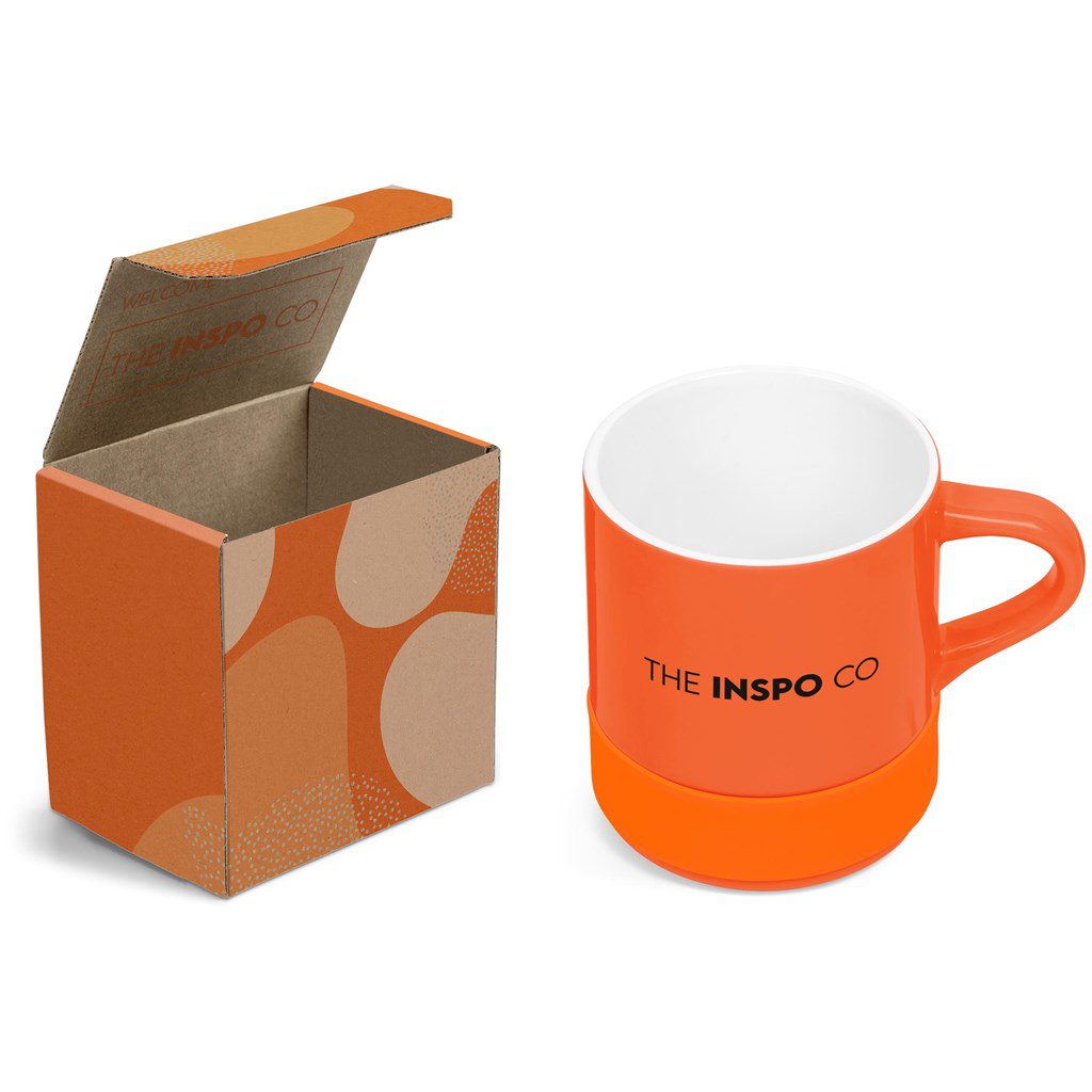Mixalot Mug in Bianca Custom Gift Box - Orange- Orange