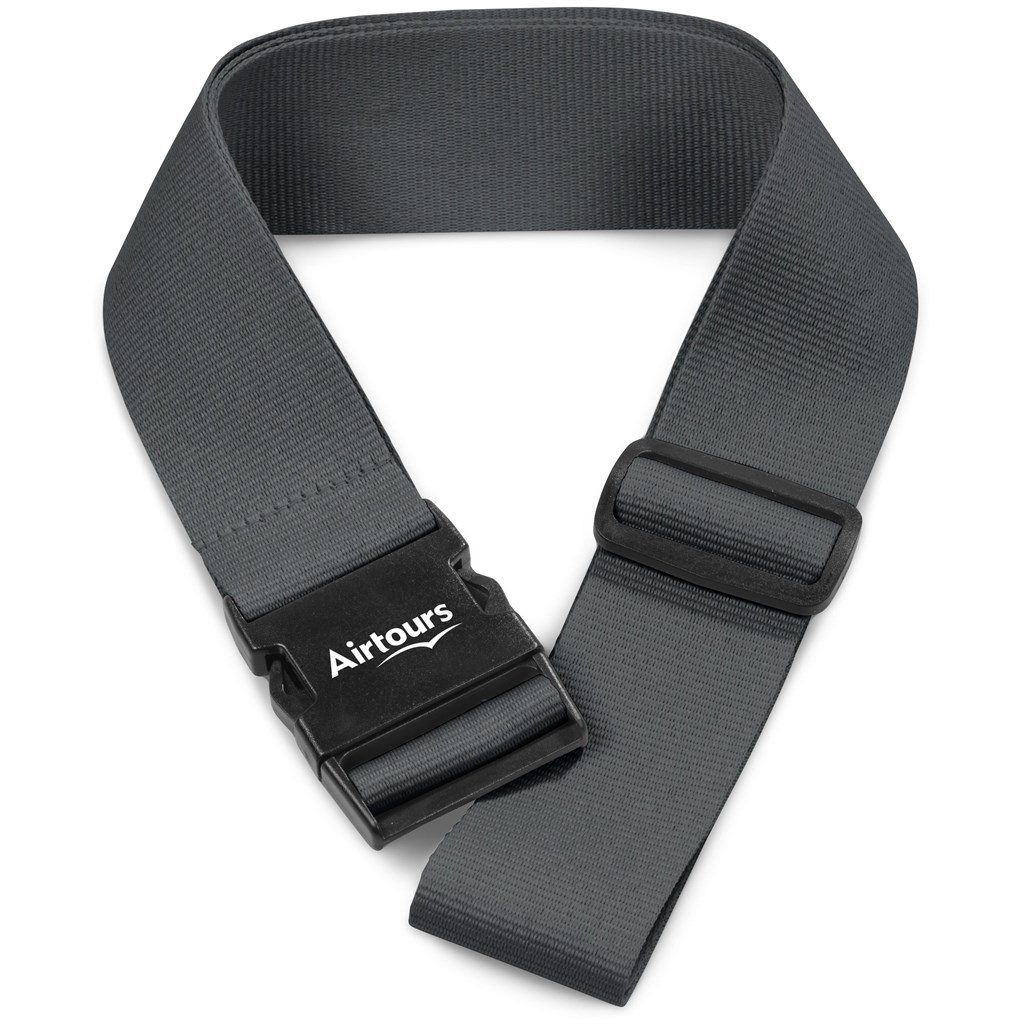 Charcoal Pearson Luggage Strap - Charcoal