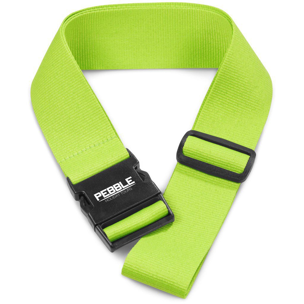 Lime Pearson Luggage Strap - Lime