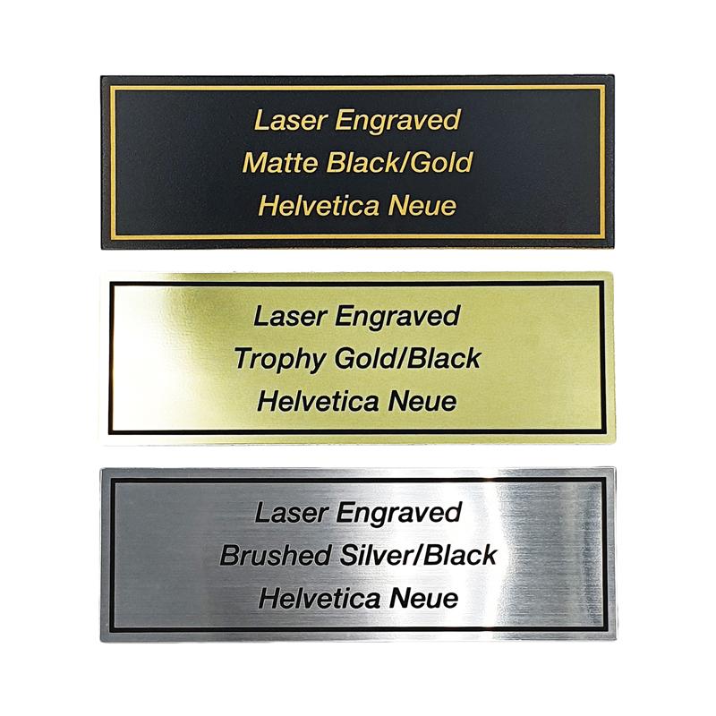 Laser Engraved Placques 60x20mm -