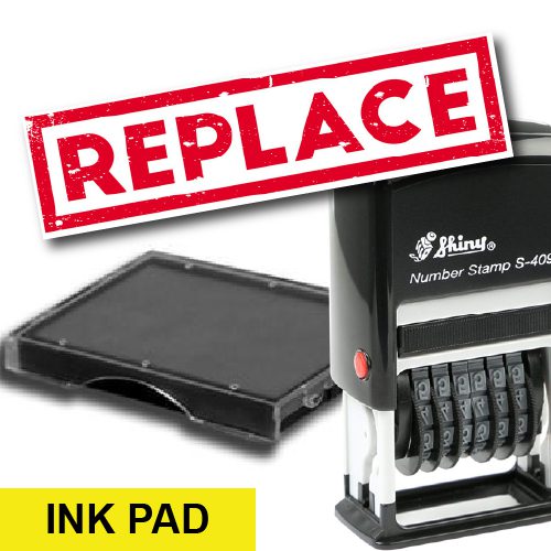 Ink Pad Replace Only - Numbering Stamps