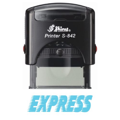 Shiny 38x14mm Stock Stamp - Express