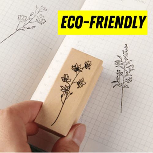 Wooden Eco Friendly Hand Stamps