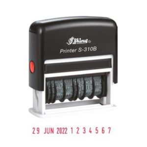 Dater + 7 Digit Nr + Text Stamp - Dater Stamps