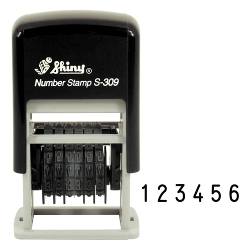 6 Digit Numbering Stamp 3mm