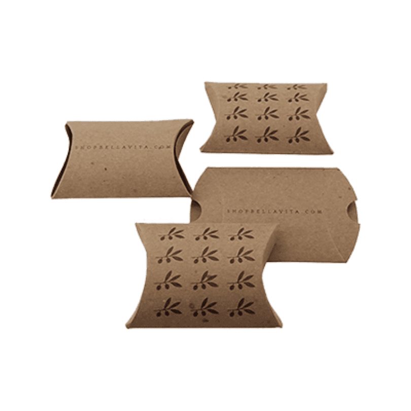 200x80x30mm Kraft Pillow Boxes
