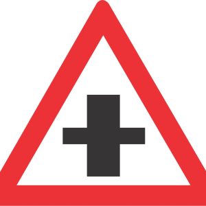 CROSSROAD ON PRIORITY ROAD