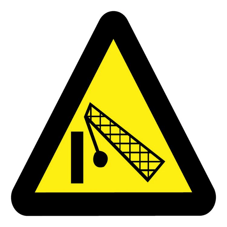 BEWARE OF DEMOLITION AREA SAFETY SIGN (WW 32)