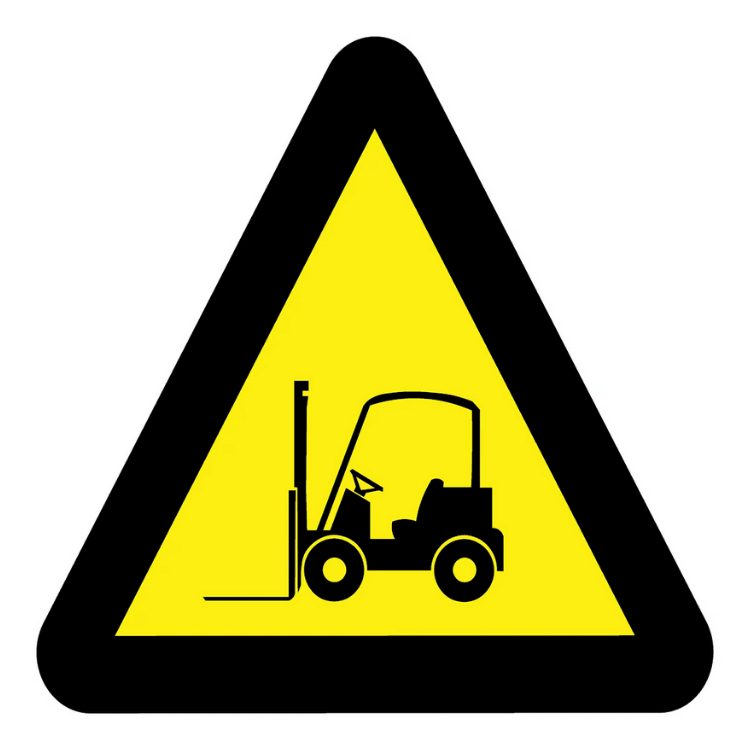 BEWARE OF FORK-LIFTS SABS SAFETY SIGN (WW 20)