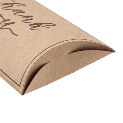 Custom printed Kraft Pillow Boxes
