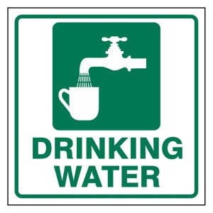 DRINKING WATER SAFETY SIGN (GA 6A)
