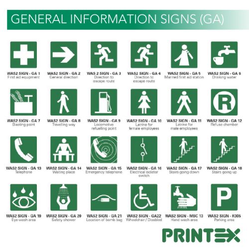 GENERAL INFORMATION SIGNS (GA)