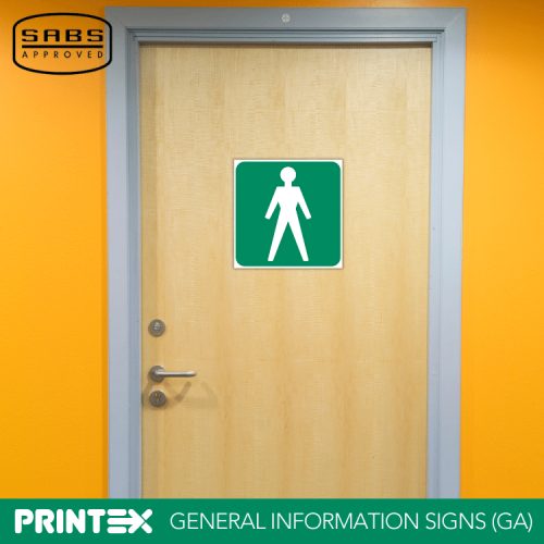 GENTS TOILET SAFETY SIGN (GA 11)