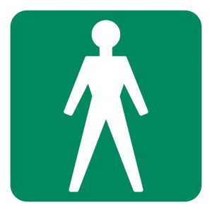 GENTS TOILET SAFETY SIGN (GA 11)