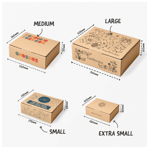 Kraft Shipper Box Sizes
