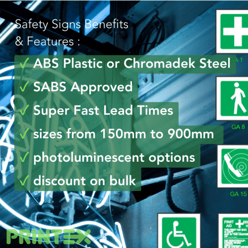 Printex Safety Signs Features