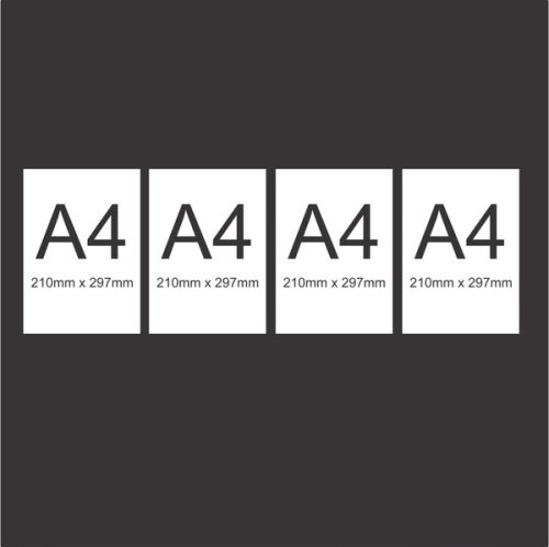 4 x A4 Combo Canvas Deal
