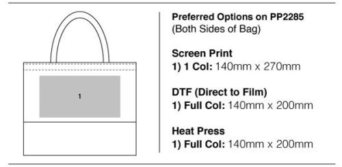 Mesa Tote Bag Branding Guide