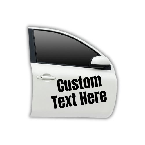 Vehicle Lettering and Stickers