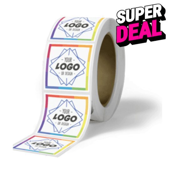 5000 x Square Roll Labels