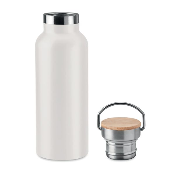 White Sub Double Wall Stainless Steel Flask