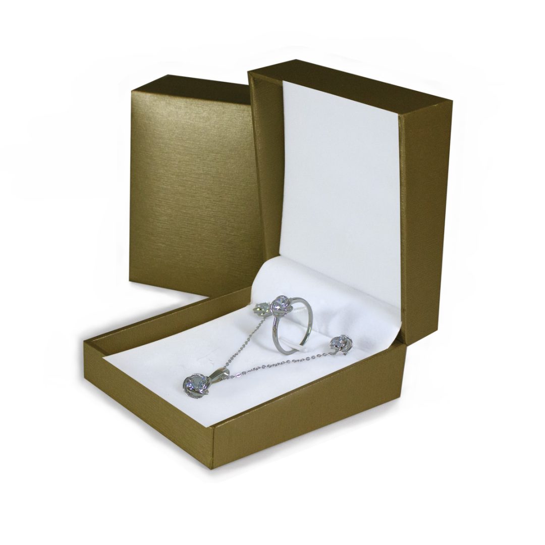Silver Sterling Silver Rose Jewellery Set
