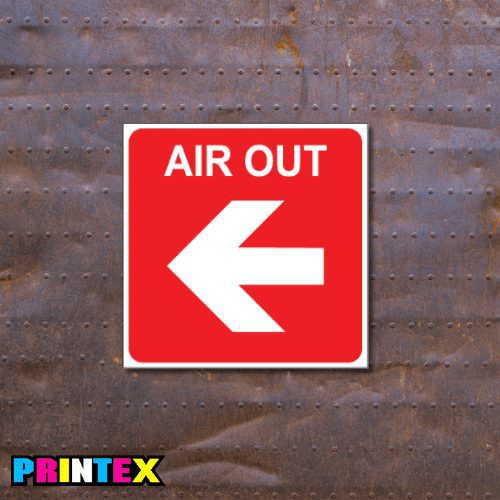 Air Out Sign - Gas