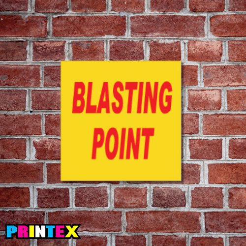 Blasting Point Business Sign