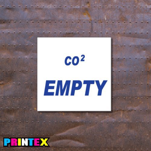 CO2 Empty Sign - Gas