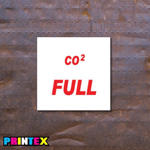 CO2 Full Sign - Gas