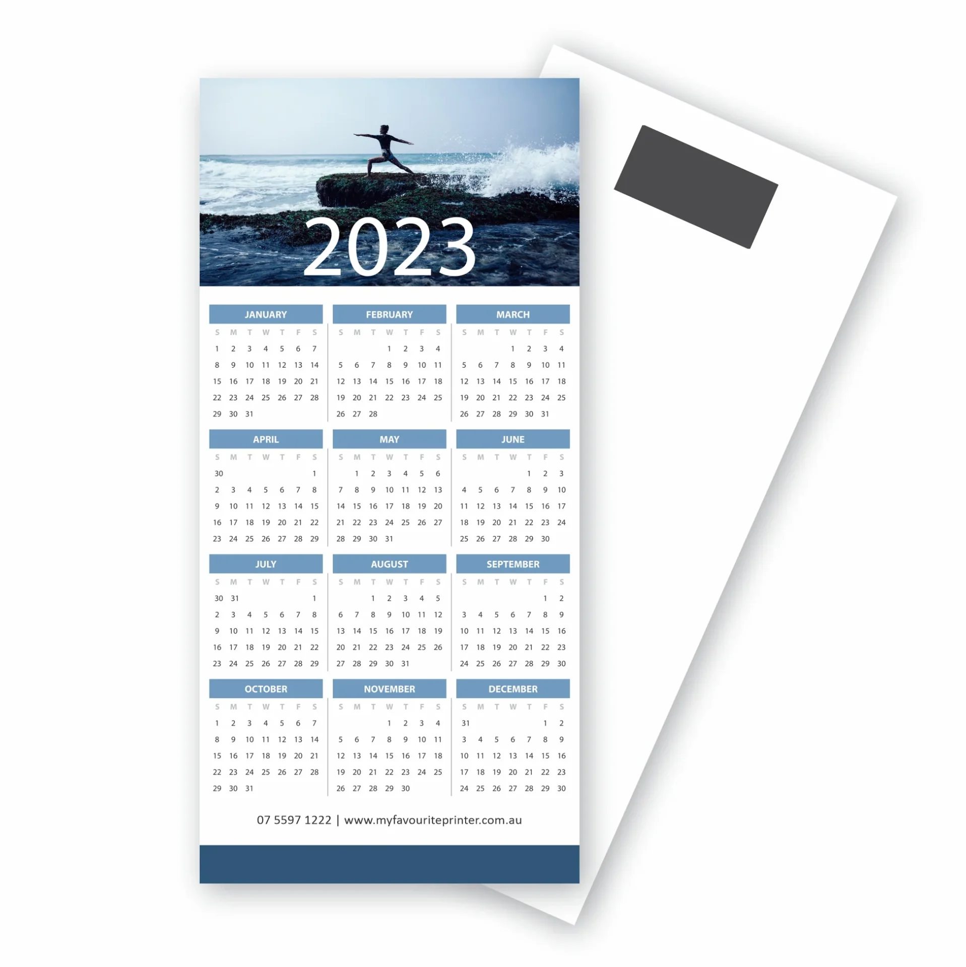2024 Magnetic A6 Fridge Calendars