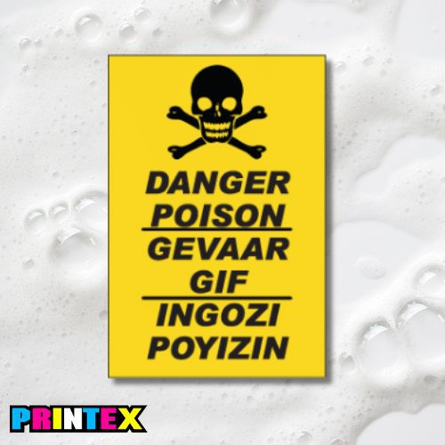 Danger Poison Sign - Poison