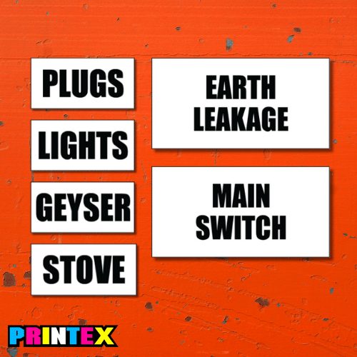 Electrical Naming Business Stickers - Electrical