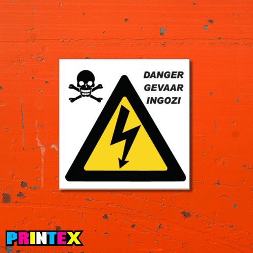 Electrical Shock Damper Business Sign - Electrical