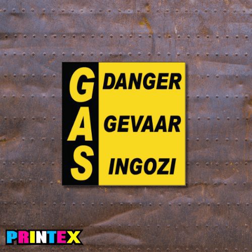 GAS Danger Sign - Gas