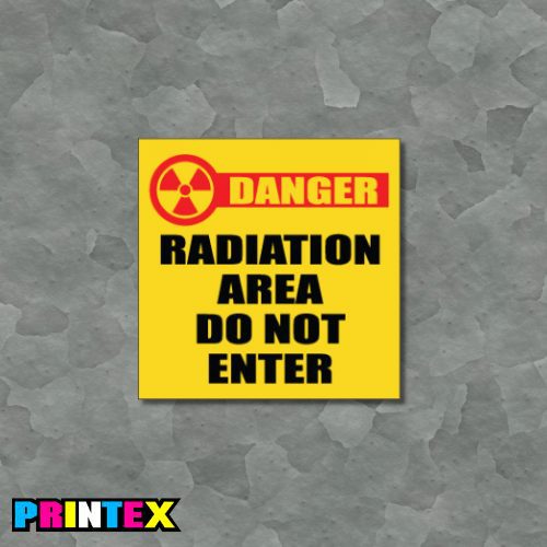 Radiation Do No Enter Business Sign - Waste