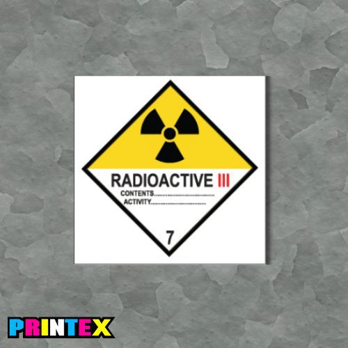 Radio Active III Business Sign - Waste