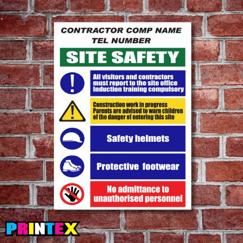 Site Safety Business Sign
