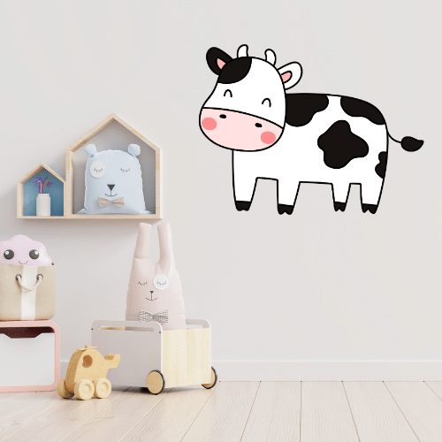 Bella The Cow Kids Wall Decals